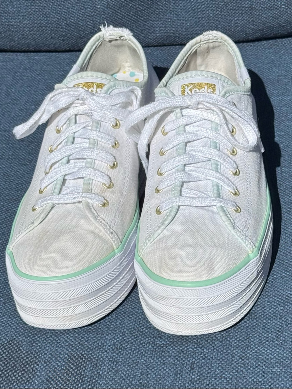 Keds x Magnolia Bakery Triple Up Platform Sneakers — Sz 8.5